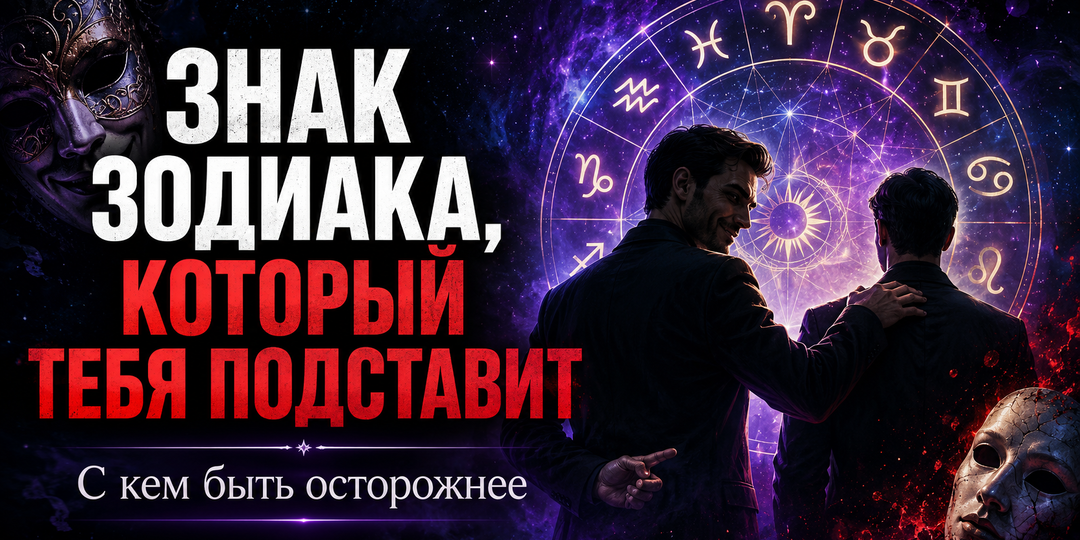 ЗНАК ЗОДИАКА, КОТОРЫЙ МОЖЕТ УДАРИТЬ В СПИНУ КОГДА ВЫ ЭТОГО НЕ ЖДЁТЕ 😳