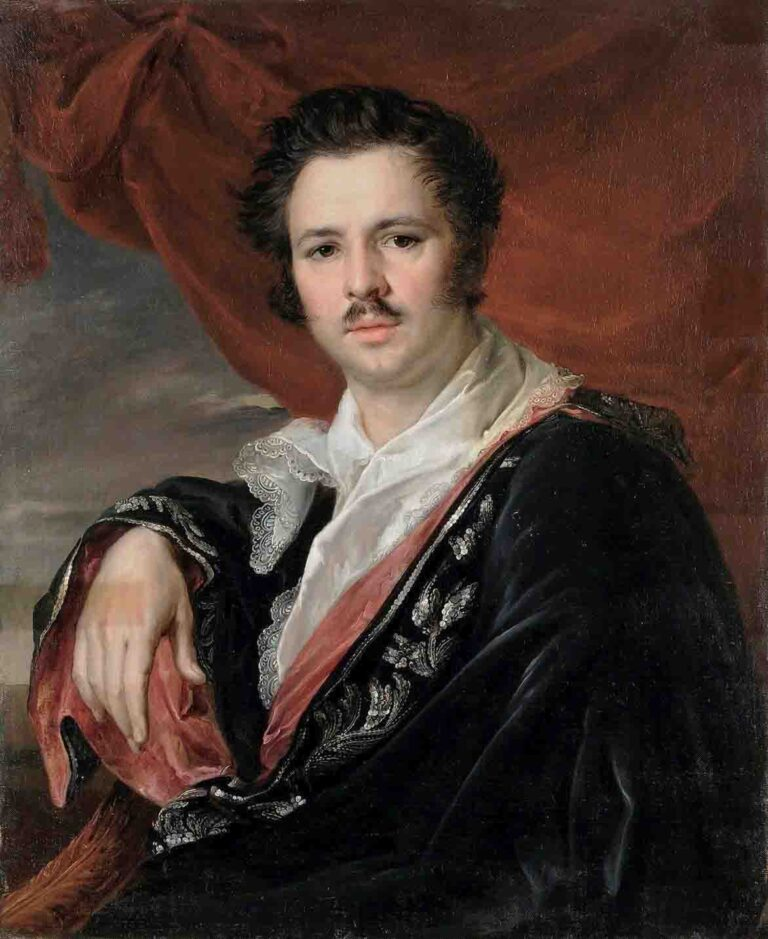 В.А. Тропинин. Портрет Николая Аполлоновича Майкова. 1821 год