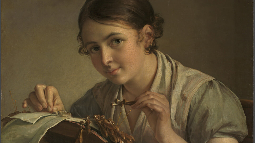 Василий Тропинин. «Кружевница», 1823.📷Фото: Государственная Третьяковская галерея