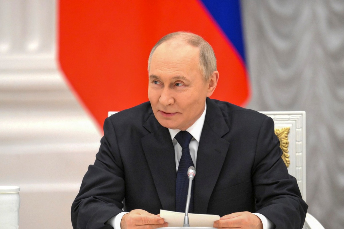 Глава государства поздравил собравшихся с Днем России.  Фото: пресс-служба Администрации президента РФ / kremlin.ru