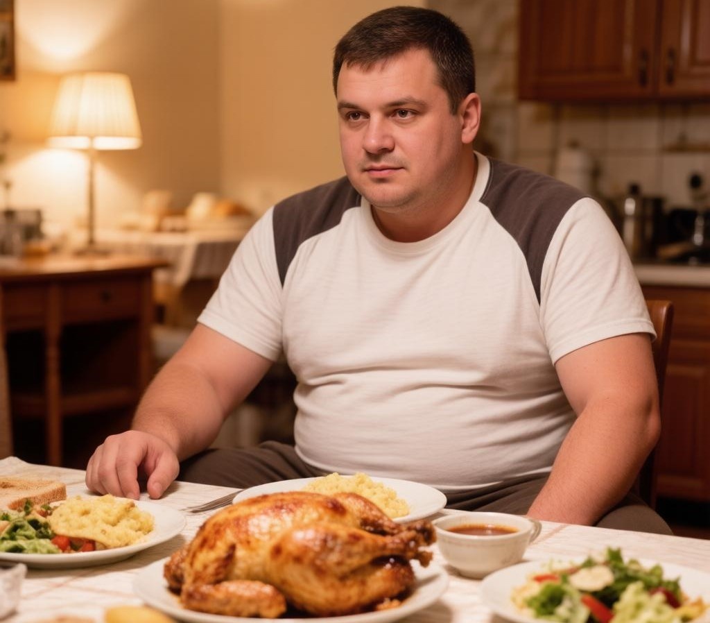Плотный ужин перед сном