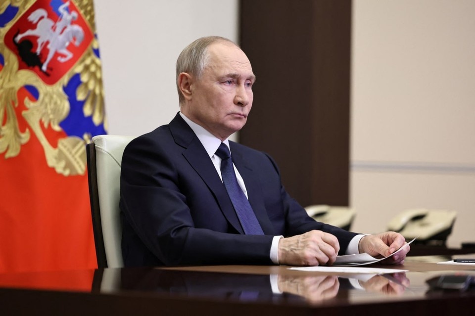    Путин заявил штурмовикам в Кремле, что просто хотел сказать им «спасибо» REUTERS