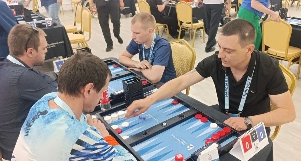    Ветераны из ДНР представили регион на турнире «Нарды без границ» в Ставрополе. Фото: «Защитники Отечества» в ДНР