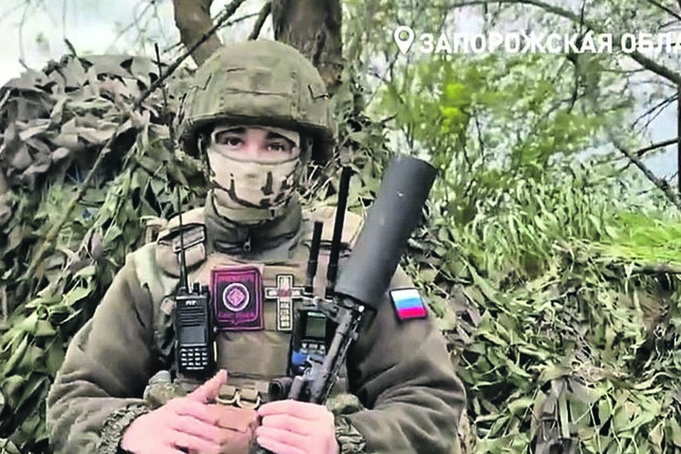    Боец с позывным «Чайка».