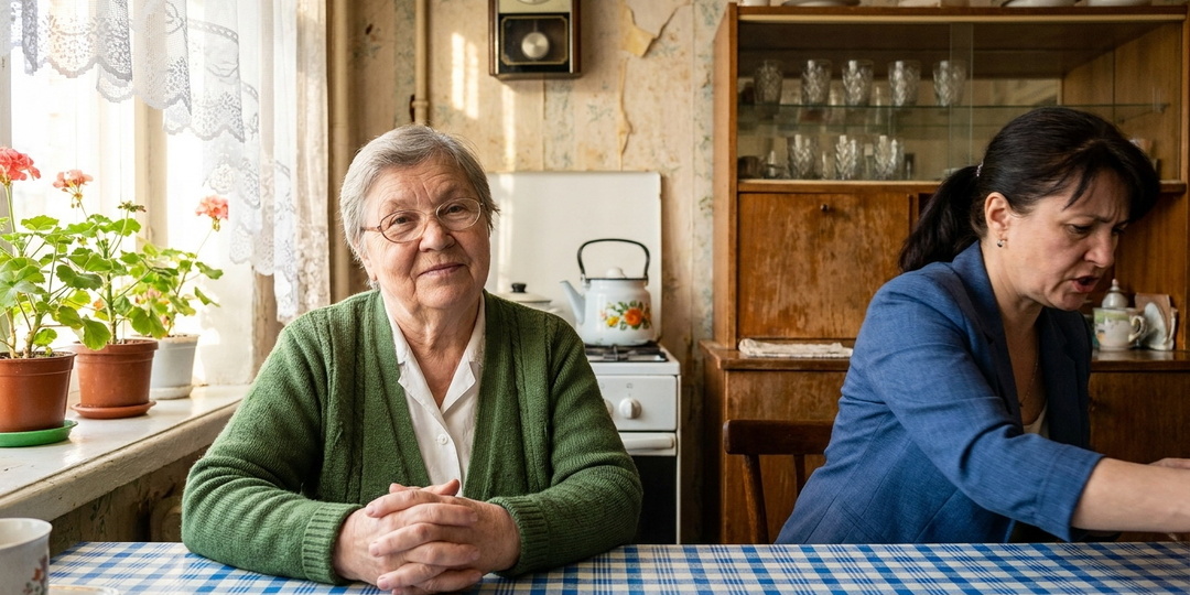 — Тебе 70, ты после стресса не соображаешь, — дочь привезла из Москвы папку с бумагами. Думала, мать подпишет молча