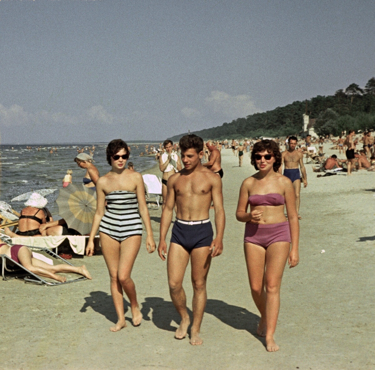 На Рижском взморье. 1960-е