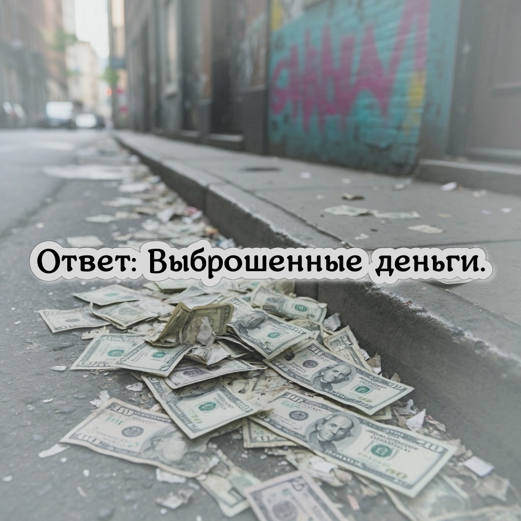 Выброшенные деньги