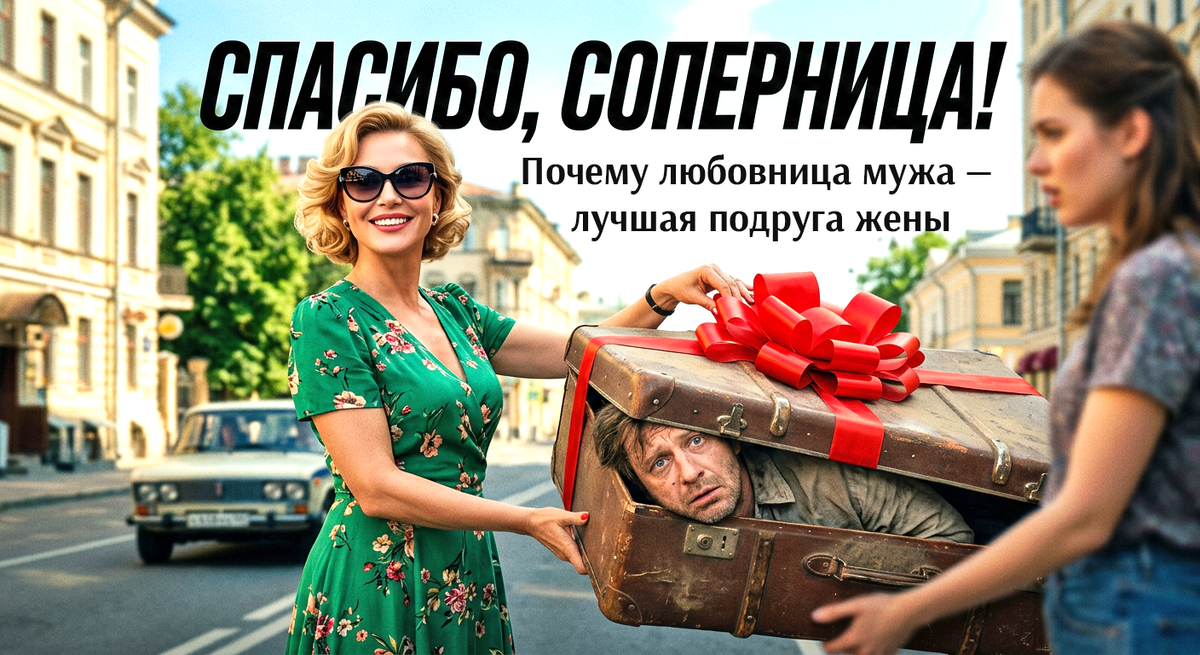 «Спасибо тебе, дорогая соперница!»: Почему любовница — это не враг, а бесплатный санитар, которого Вселенная прислала спасти вашу жизнь