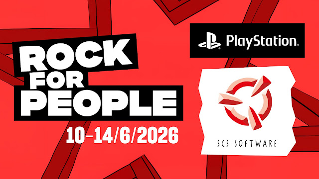 Официальный анонс участия SCS Software в Rock for People 2026. Изображение: SCS Software.