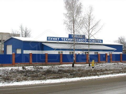 Здание техосмотра ГИБДД, 8х20х3,5, г. Щекино, Россия