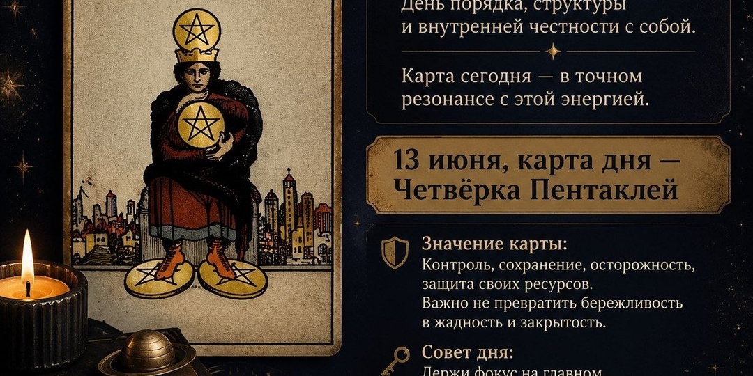 ТАРО НА 13 ИЮНЯ, СУББОТА