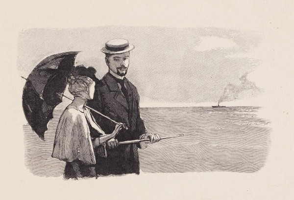 иллюстрация Павлова А.Н. (к рассказу А.П. Чехова "Дама с собачкой")
