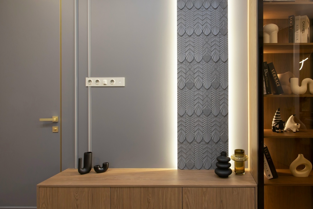Фото готового интерьера кухни-гостиной, от РЭ Дизайн Бюро