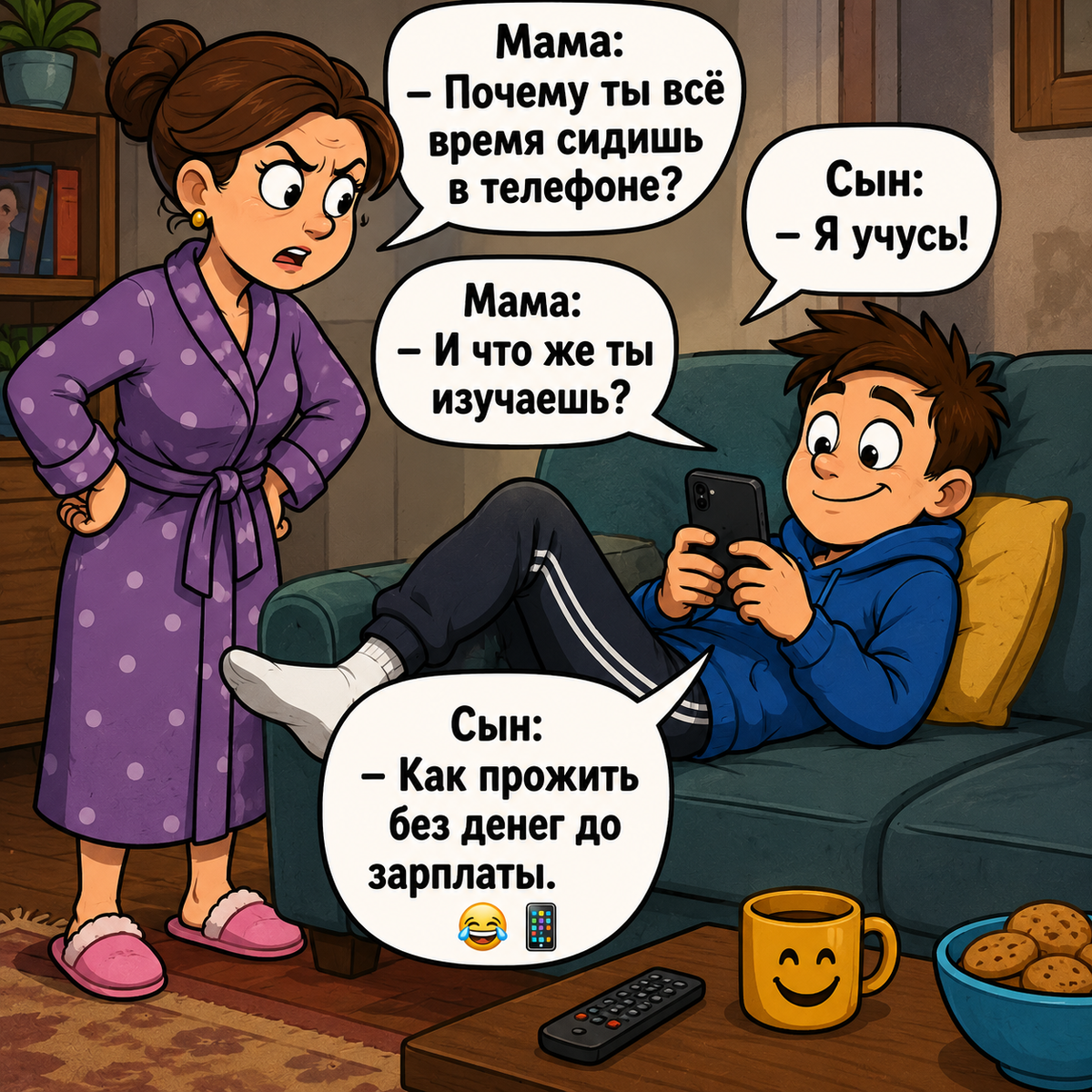 Ваша мама тоже так говорит? 😂📱 Делитесь в комментариях!*