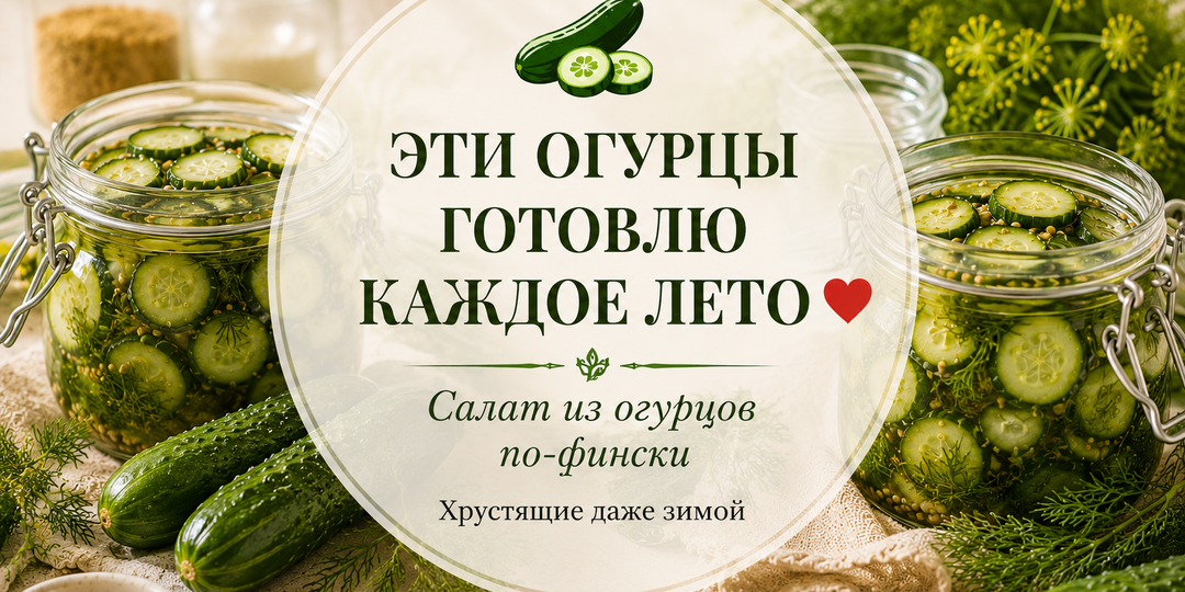 Эти огурцы готовлю каждое лето ❤️
