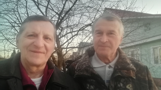 Автор с Б.Н.Кислицким. 2025 год.