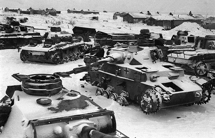 Немецкие танки./ Фото: waralbum.ru