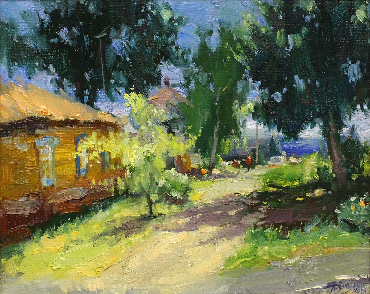 «Летний зной», холст, масло, 40 х 50 см, 2018 г.