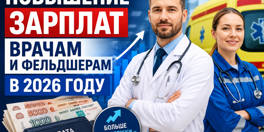 Повышение зарплаты врачам и фельдшерам в 2026 году: кому прибавят и сколько будут платить