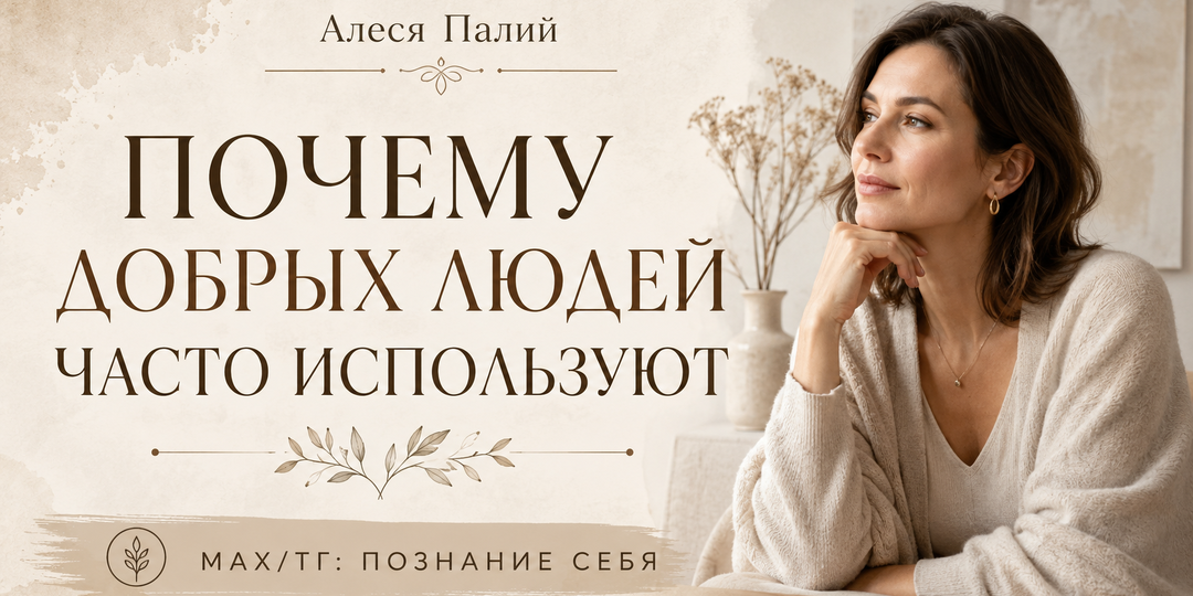 Почему добрых людей часто используют?