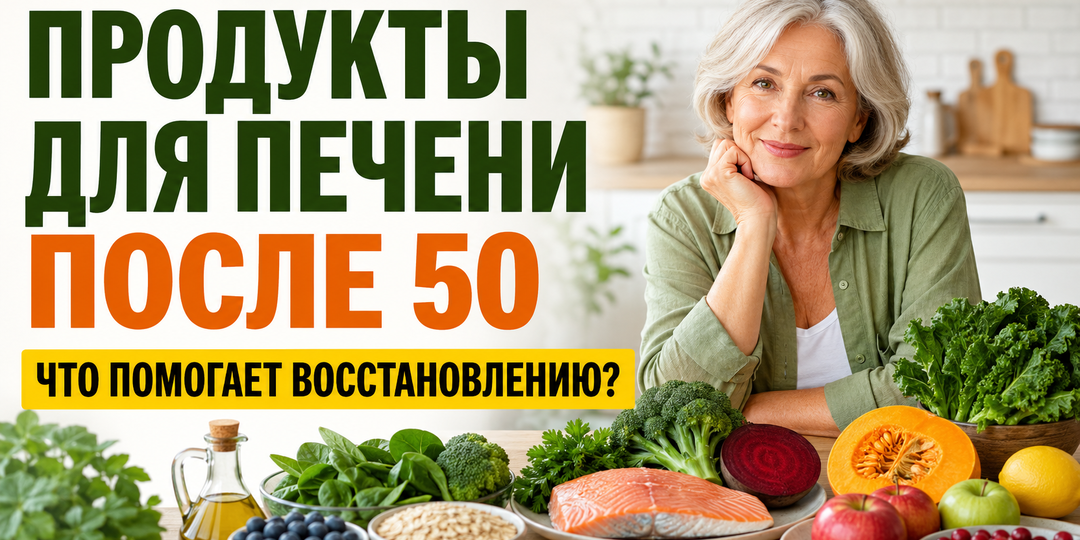 Продукты, которые помогают печени после 50: что действительно стоит добавить в рацион?