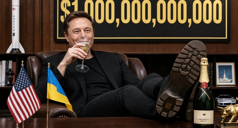 Враг России №1 Илон Маск стал триллионером: акции SpaceX рванули к небу на фоне летящих по «Старлинку» украинских ракет и дронов