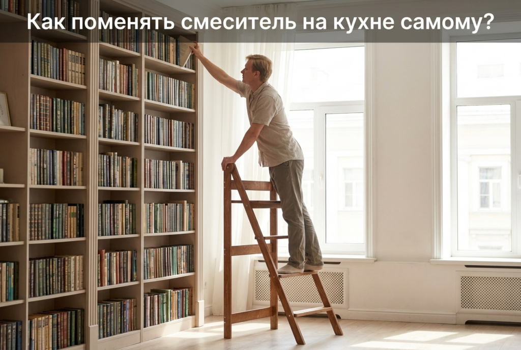    Пошаговый процесс монтажа нового смесителя на кухонную мойку. ecomebel