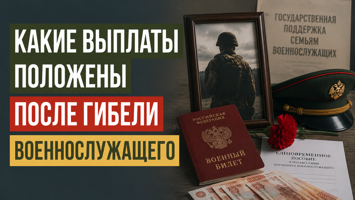 Какие выплаты положены после гибели военнослужащего