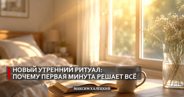 Новый утренний ритуал: почему первая минута решает всё