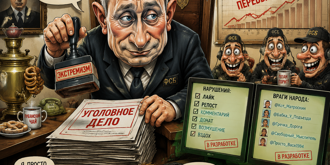 Инсайдер: «ФСБ готовит рекорд по уголовным делам за критику власти в Рунете»