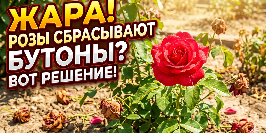 Розы Сбросили В Жару Все Бутоны За Ночь! Я Думала — Конец. Соседка Показала 4 Приёма!