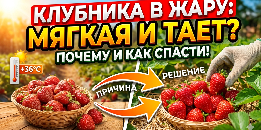 Вот Почему Клубника Становится Мягкой в Жару — и Как Это Предотвратить!