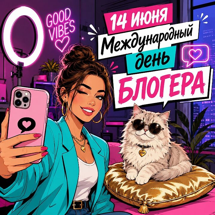 14 июня - Международный день блогера! podarokplus.ru
