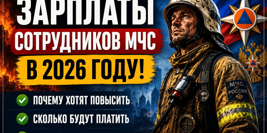 Зарплаты сотрудников МЧС в 2026 году: почему спасателям готовы платить больше, а многие россияне этим недовольны