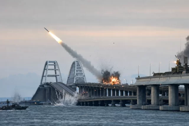 Украинские войска атаковали мосты на административной границе с Крымом