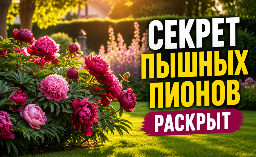 Почему пионы не дают огромных шапок цветов: главные ошибки начала лета