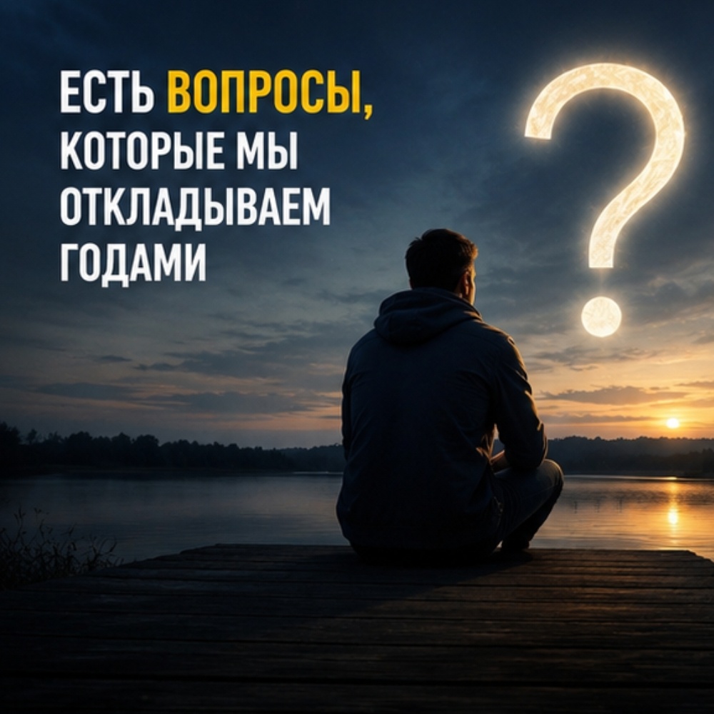 Есть вопросы, которые мы откладываем годами | 100plus1