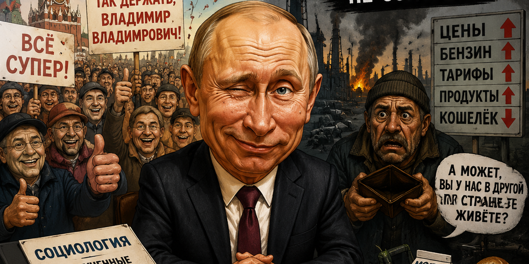 73% любят президента, но Кремль почему-то нервничает. Рейтинг как небоскреб: красиво выглядит, но фундамент трещит