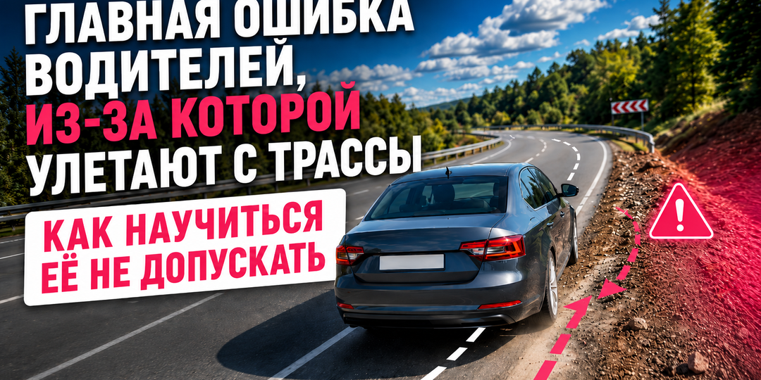 Самая опасная секунда за рулем: когда попытка спастись приводит к ДТП