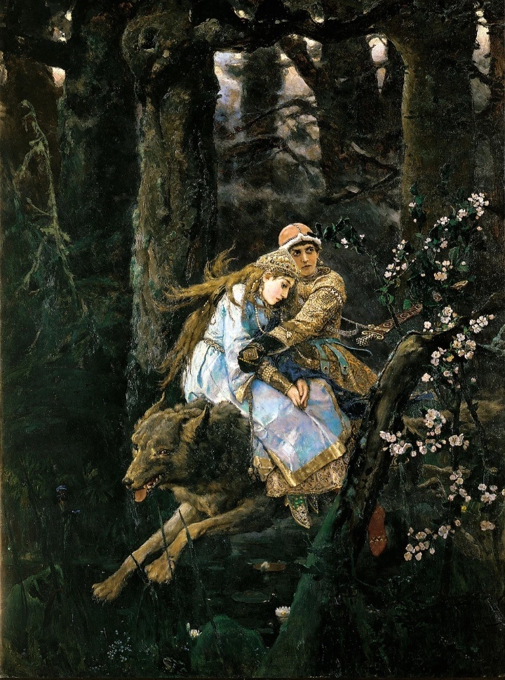 «Иван-царевич на Сером Волке», В. Васнецов, 1889.