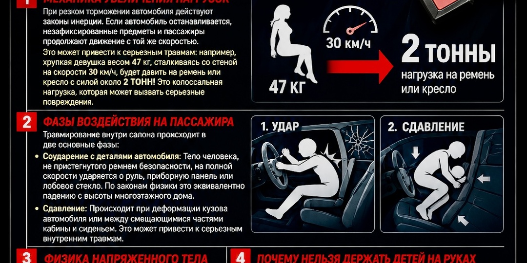 Почему важно пристегиваться за рулем?