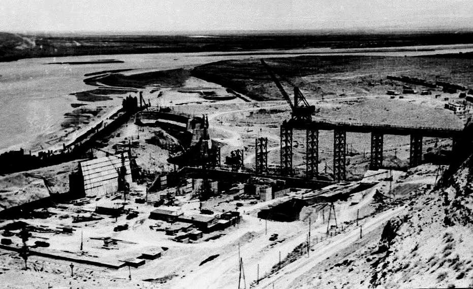 Панорама строительства,1955 год