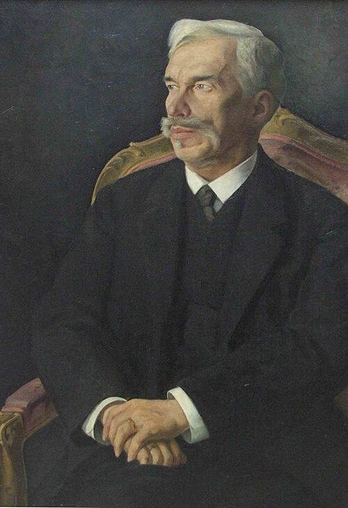 Д. Мельников. Портрет С. И. Щукина. 1915. Пушкинский музей, Москва