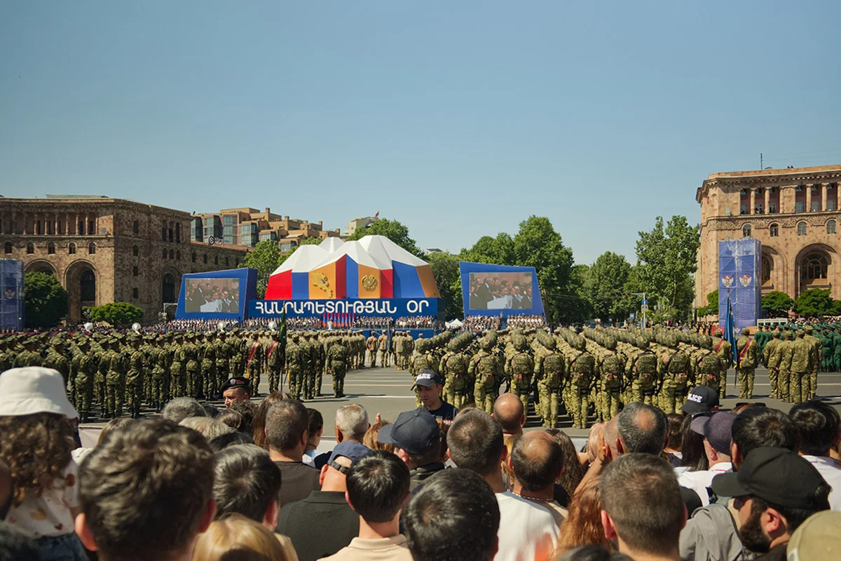 Военный парад в Ереване. Фото Игоря Петрова для Forbes