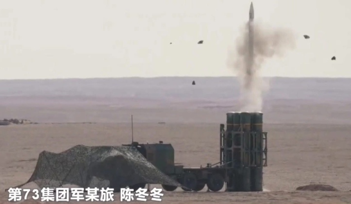 Китай увеличил дальность действия своей зенитной ракеты HQ-16 в четыре раза: испытан новый усовершенствованный вариант HQ-16F. Фото: CCTV