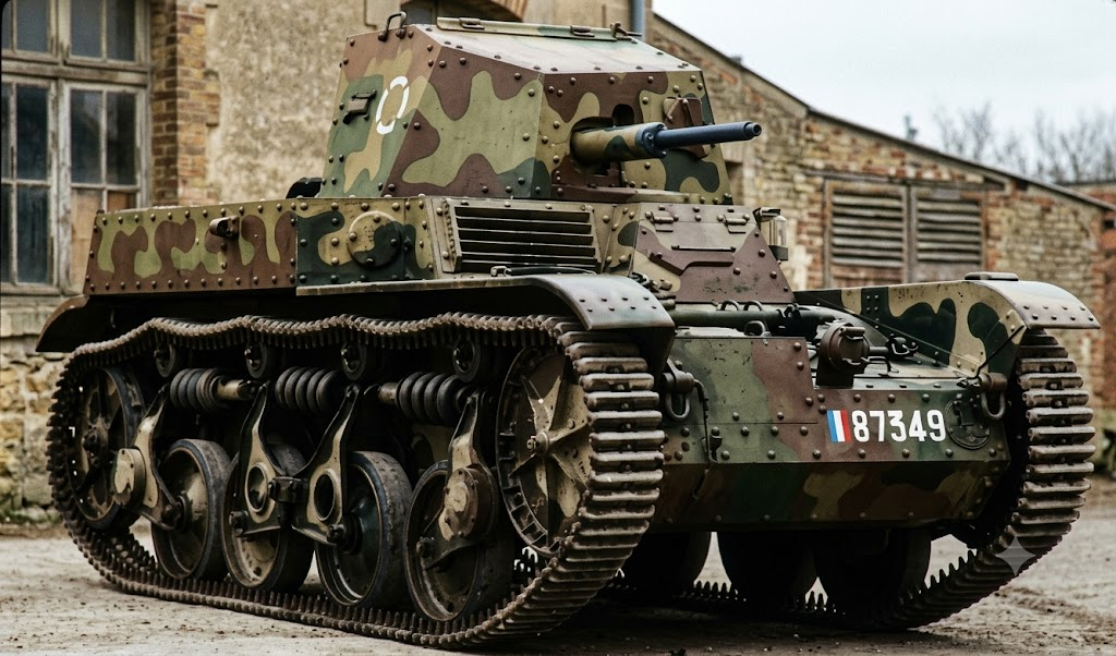 Лёгкий танк AMR 35 собственной персоной. Изображение находится в свободном доступе.