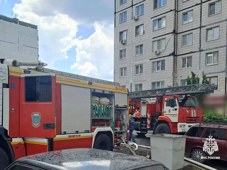     В Старом Осколе огнеборцы спасли четырех человек во время пожара, фото: max.ru/mchs31/AZ6_6EX_WBg