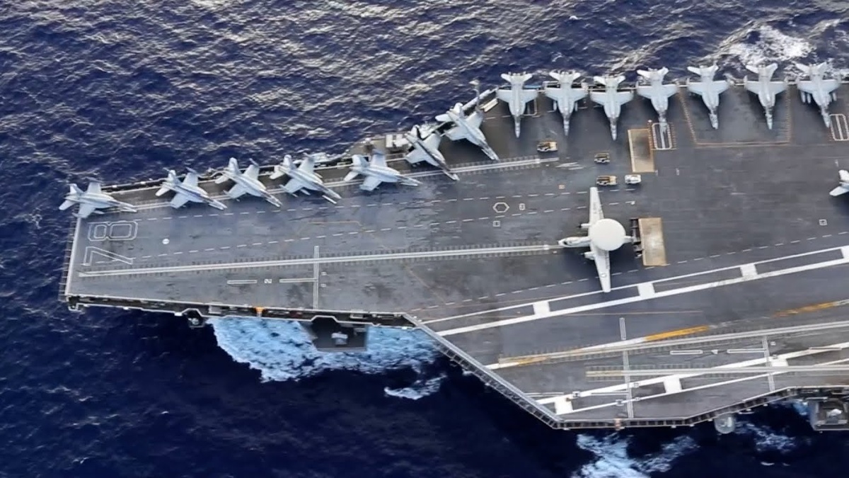 Авианосец USS Gerald R. Ford. Источник: YouTube