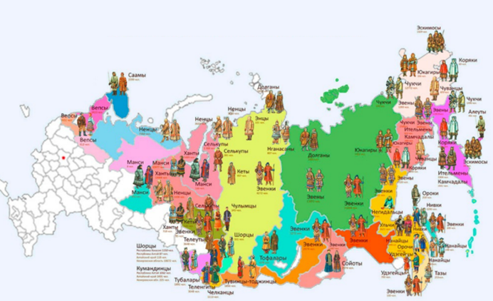 Это Многочисленные коренные народы Сибири.