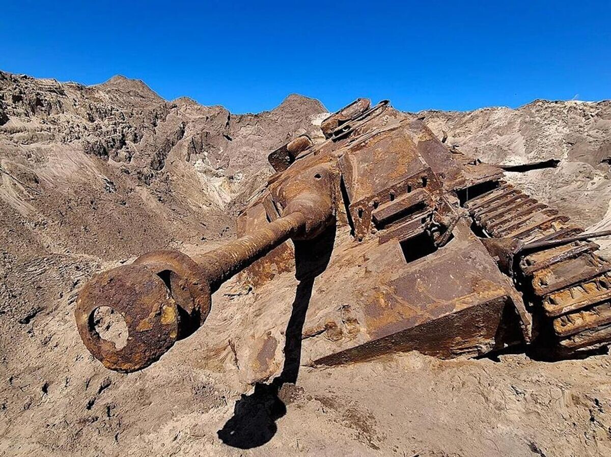    Самоходно-артиллерийская установка StuG III | © A. Hüser/Archäologische Denkmalpflege Landkreis Cuxhaven